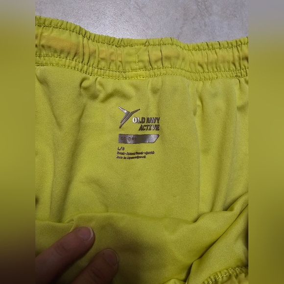 Old navy active large shorts athletic running neon - Picture 5 of 6